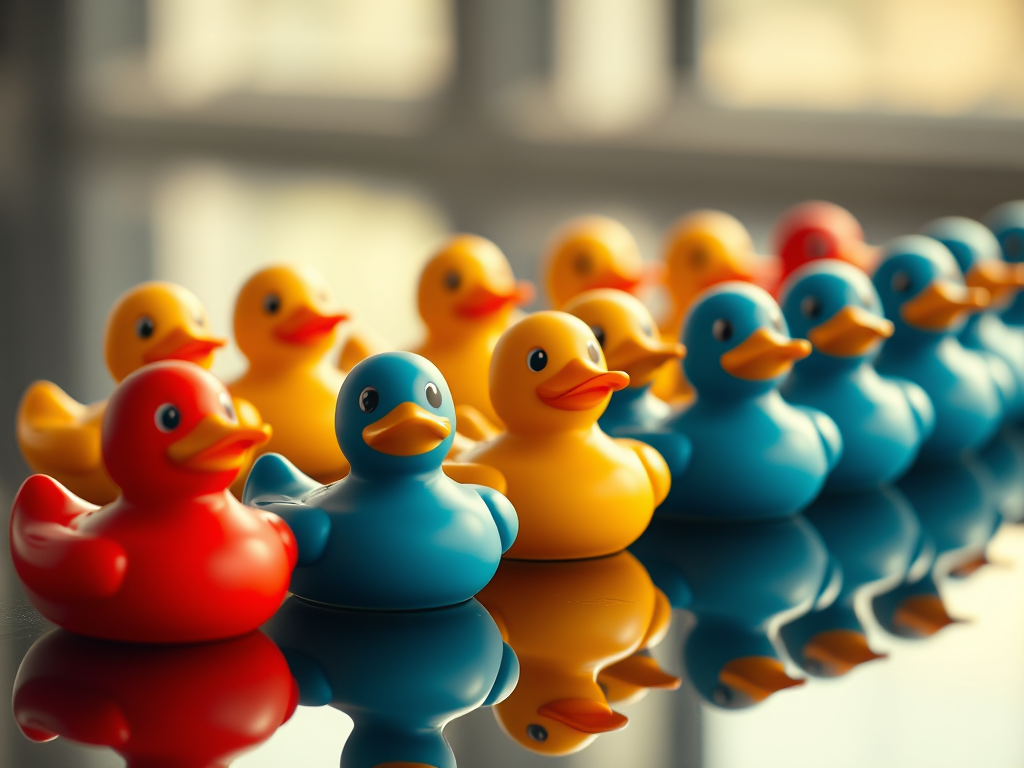 Ducks, Rows, Lines And Business Processes